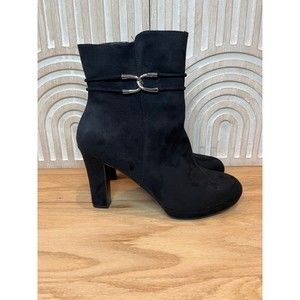 NEW Impo Memory Foam Black Heeled Boots